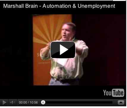 Image to go with video of: Marshall Brain - Automation & Unemployment