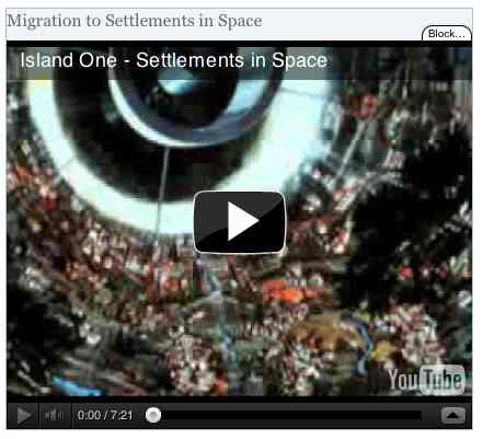 Image to go with video of: Migration to Settlements in Space