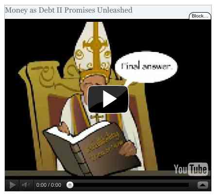 Image to go with video of: Money as Debt II Promises Unleashed
